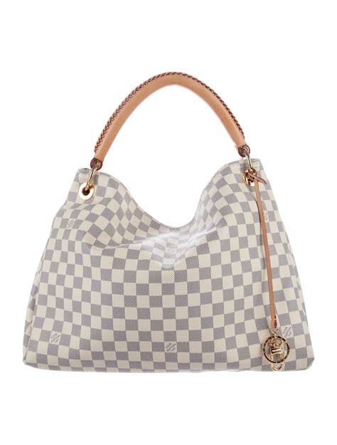 lv damier azur shoulder bag|damier canvas handbags.